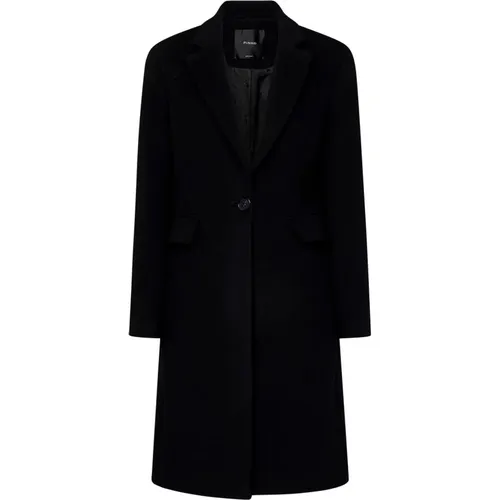 Wool Blend Midi Coat Aw24 , female, Sizes: S - pinko - Modalova