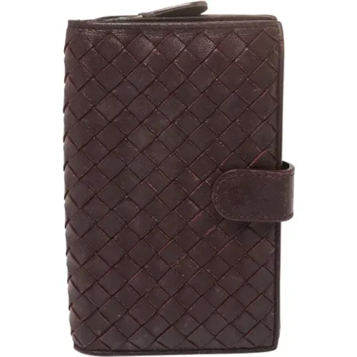 Pre-owned Leather clutches , female, Sizes: ONE SIZE - Bottega Veneta Vintage - Modalova