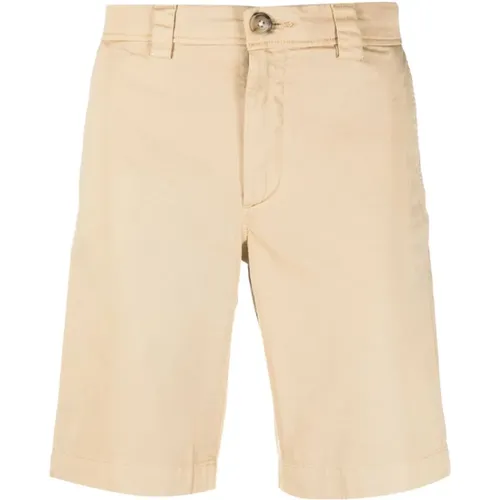 Strand Sand Chino Shorts,Blaue Kurze Chino für Männer - Woolrich - Modalova