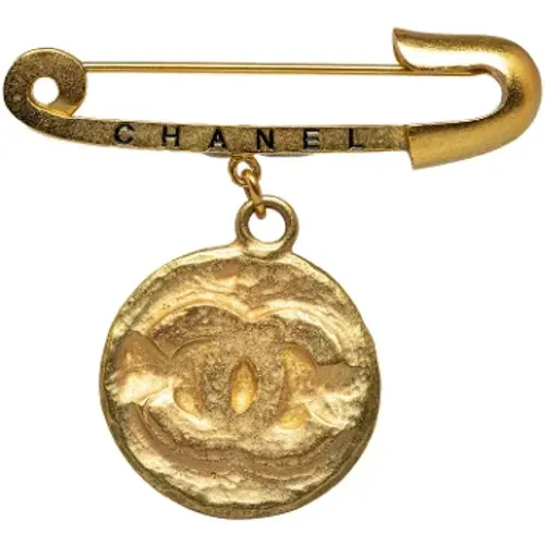 Pre-owned Metal brooches , female, Sizes: ONE SIZE - Chanel Vintage - Modalova