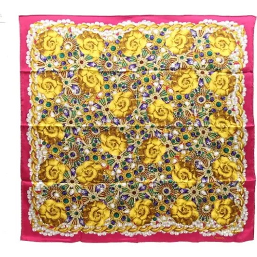 Pre-owned Silk scarves , female, Sizes: ONE SIZE - Chanel Vintage - Modalova