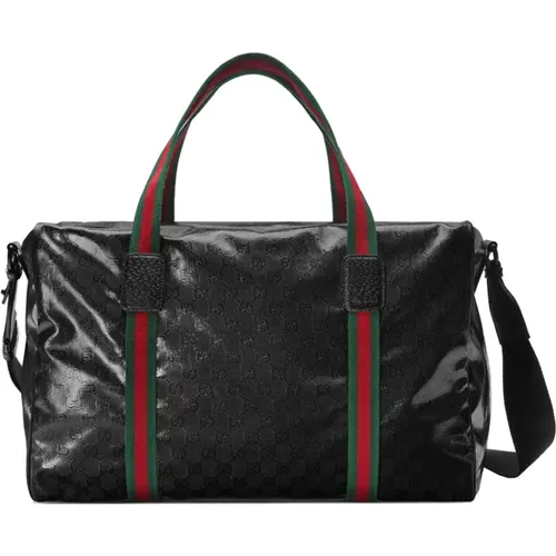 Travel Duffle Bag with Logo GG , male, Sizes: ONE SIZE - Gucci - Modalova