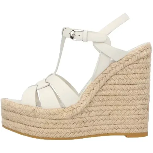 Leder espadrilles Saint Laurent - Saint Laurent - Modalova