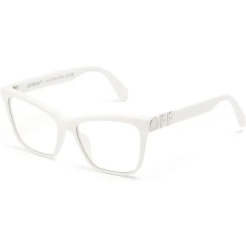 Weiße Optische Brille Stilvoll Alltagsgebrauch,Rote Optische Brille, Vielseitiger Stil,Braun/Havanna Optische Brille Stilvolles Must-Have,Schwarze Op - Off White - Modalova