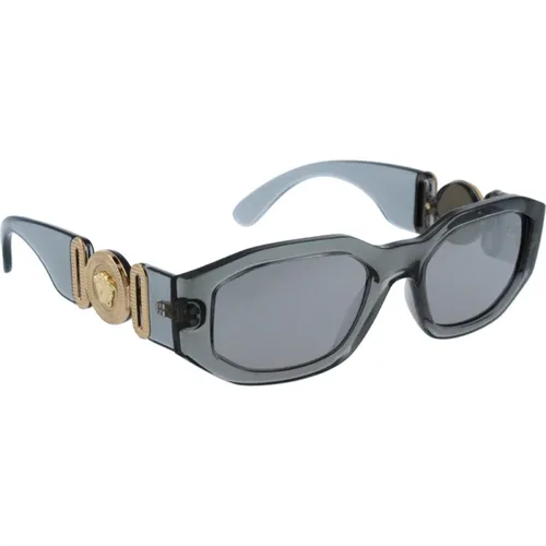 Stylish Mirror Lens Sunglasses , unisex, Sizes: 53 MM - Versace - Modalova