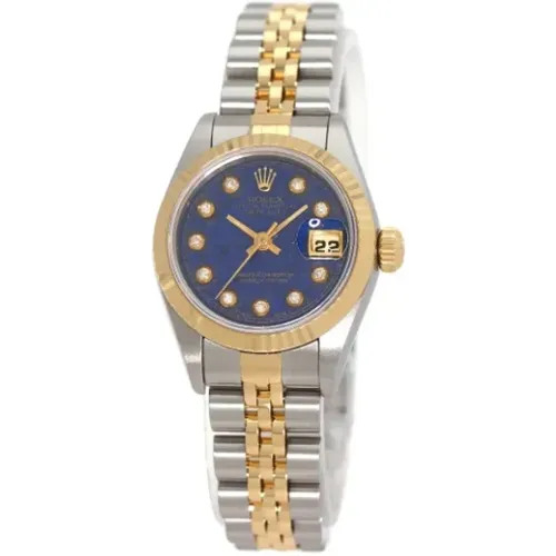 Pre-owned Stainless Steel watches , female, Sizes: ONE SIZE - Rolex Vintage - Modalova