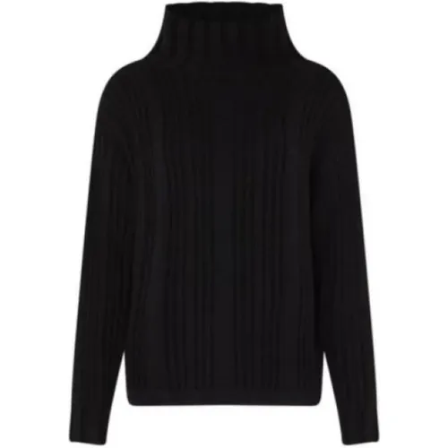 Gerippter Woll-Kaschmir Rollkragenpullover - Max Mara - Modalova