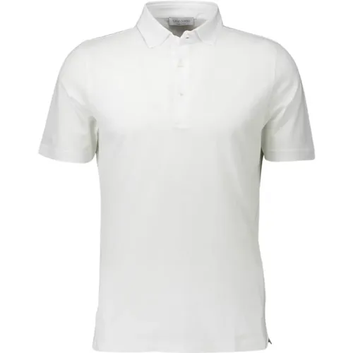 Baumwoll Polo Shirt Regular Fit , Herren, Größe: L - Gran Sasso - Modalova