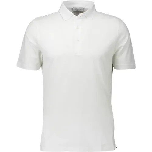 Baumwoll Polo Shirt Regular Fit , Herren, Größe: M - Gran Sasso - Modalova