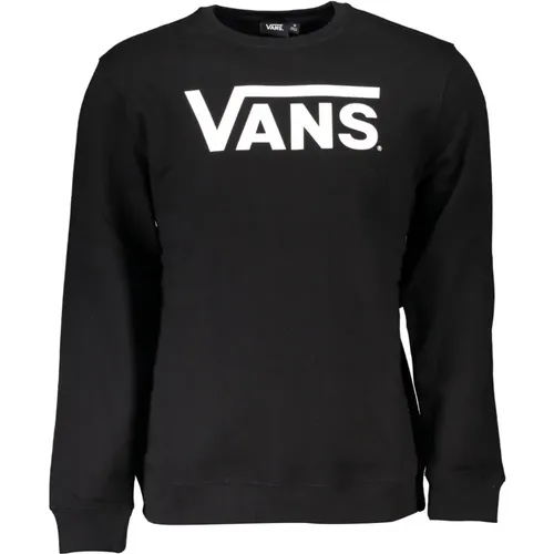 Schwarzer Sweatshirt Langarm Druck Logo - Vans - Modalova