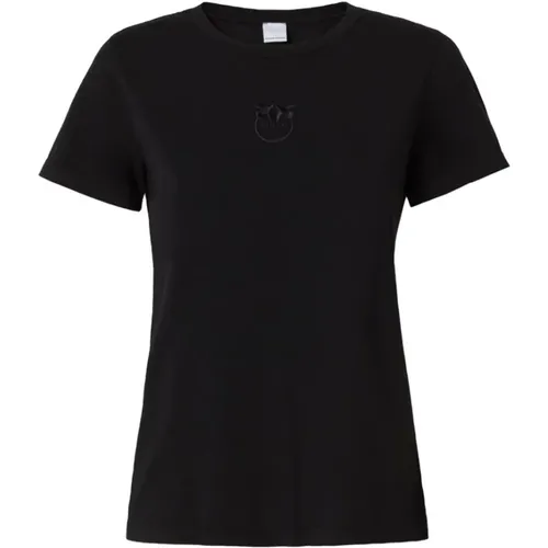 Lässiges Baumwoll T-Shirt für Frauen - pinko - Modalova