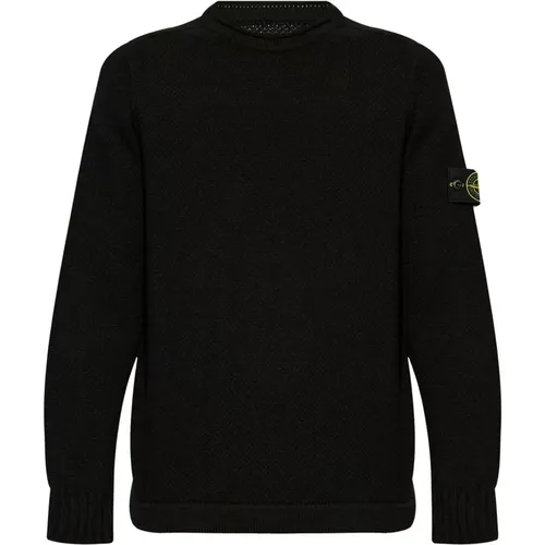 Stylischer Maglia Pullover , Herren, Größe: L - Stone Island - Modalova