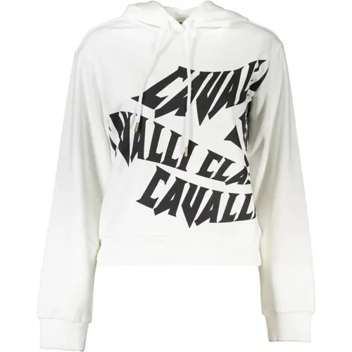 Cotton Hooded Sweater , female, Sizes: 2XL, L, XL - Cavalli Class - Modalova