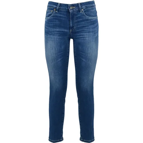 Cotton Lyocell Denim Jeans , female, Sizes: W25, W30, W31, W26, W24, W32 - Dondup - Modalova