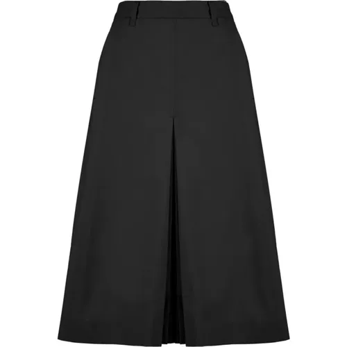 High Waisted Midi Skirt , female, Sizes: XL, S, M, 2XS, XS, L - BomBoogie - Modalova