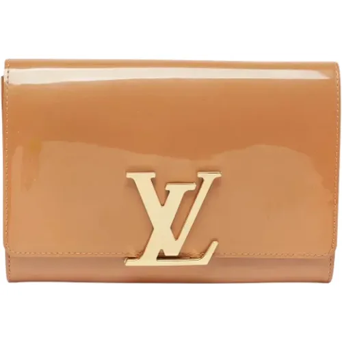 Pre-owned Leather clutches , female, Sizes: ONE SIZE - Louis Vuitton Vintage - Modalova