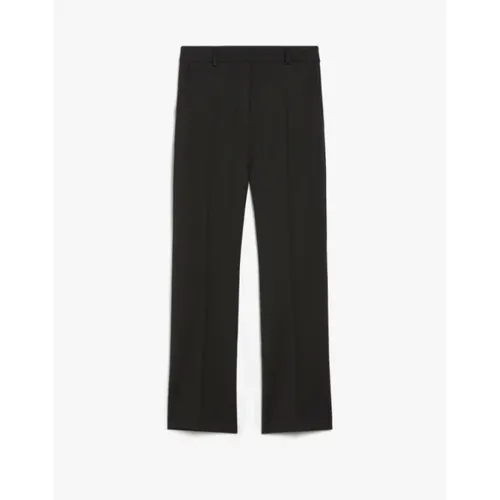 Schwarze Estasi Hose , Damen, Größe: 2XS - Max Mara Weekend - Modalova