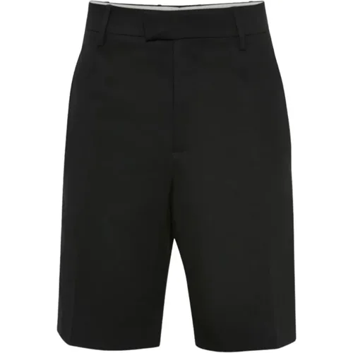 Schwarze Baumwoll-Tailored Bermuda Shorts , Herren, Größe: XL - alexander mcqueen - Modalova