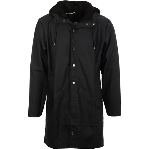 Long Jacket Waterproof , male, Sizes: S, XL - Rains - Modalova