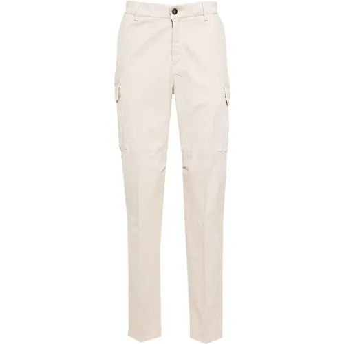 Cargo Silk Pants , male, Sizes: W31, W32, W34 - Eleventy - Modalova