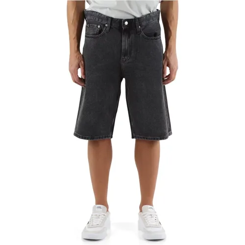 Vintage Bermuda Jeans with Five Pockets , male, Sizes: W31, W32, W34, W33, W30, W29, W36 - Calvin Klein Jeans - Modalova