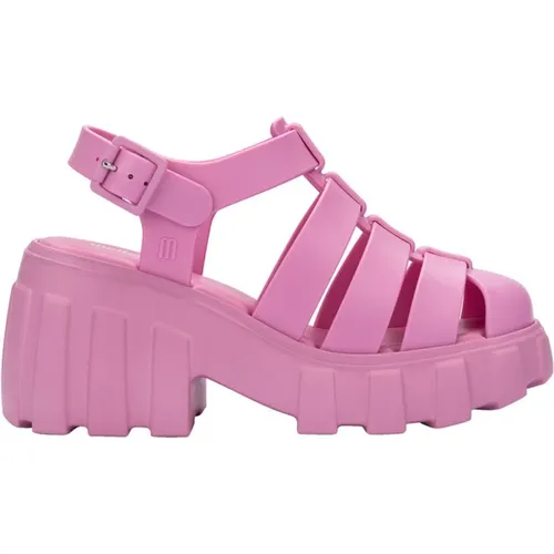 Strap Platform Heel Sandals Rounded Toe , female, Sizes: 7 UK, 2 UK, 4 UK, 5 UK, 6 UK - Melissa - Modalova
