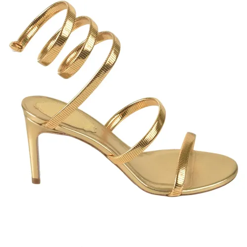 Goldene Sandalen für Frauen - René Caovilla - Modalova