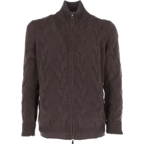 Stylischer Fullzip Cardigan für Männer,Stylischer Fullzip Cardigan - Filippo De Laurentiis - Modalova