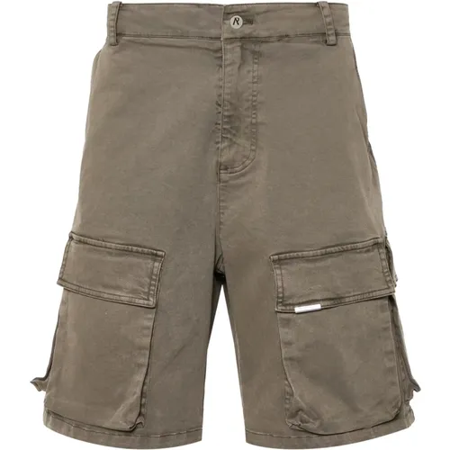 Washed Cargo Shorts , male, Sizes: 2XL, M, L, S, XL - Represent - Modalova