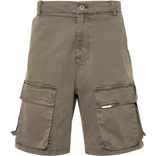 Washed Cargo Shorts , male, Sizes: XS - Represent - Modalova