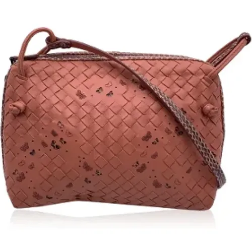 Pre-owned Leather crossbody-bags , female, Sizes: ONE SIZE - Bottega Veneta Vintage - Modalova