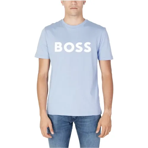 Mens Light T-shirt , male, Sizes: M, XL, 2XL - Hugo Boss - Modalova