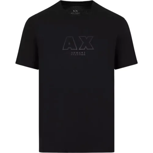 Basic T-Shirt , male, Sizes: L, S, XS - Armani Exchange - Modalova