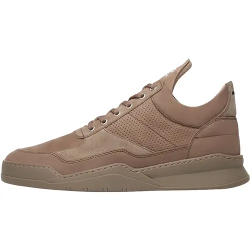 Low Top Ghost Panel All Taupe , male, Sizes: 10 UK, 8 UK, 7 UK, 11 UK, 9 UK, 6 UK - Filling Pieces - Modalova