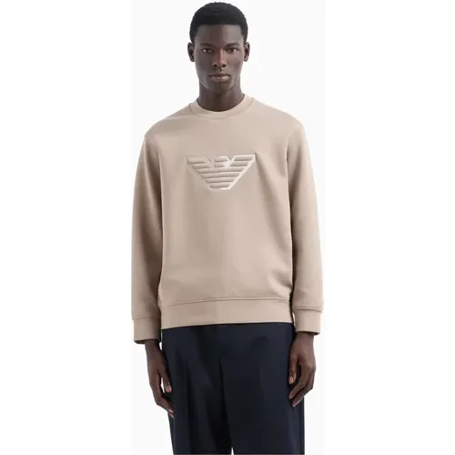 Logo-Akzent Sportlicher Pullover , Herren, Größe: L - Emporio Armani - Modalova