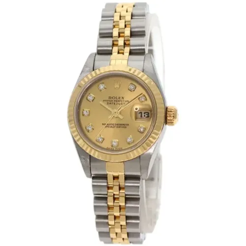 Pre-owned Gold watches , female, Sizes: ONE SIZE - Rolex Vintage - Modalova