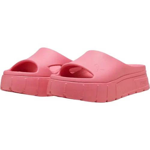 Sommerkomfortsandalen , Damen, Größe: 38 EU - Puma - Modalova