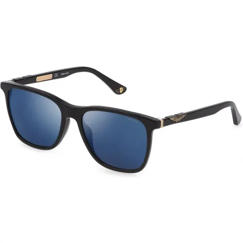 Origins 1 Sunglasses Blue Mirrored , male, Sizes: 56 MM - Police - Modalova