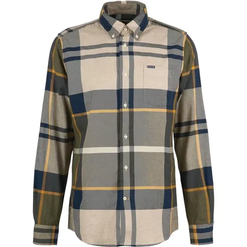 Forest Mist Tailored Shirt , male, Sizes: M - Barbour - Modalova