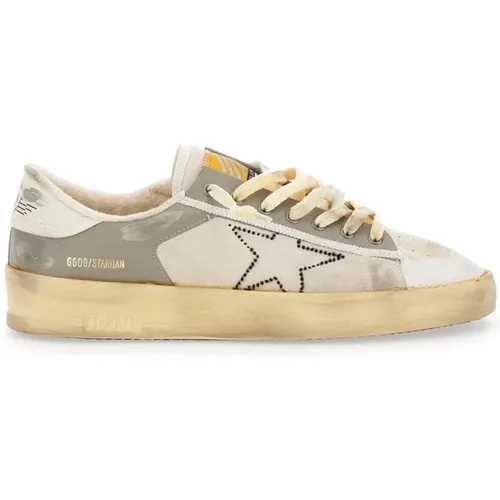 Sneakers mit Besticktem Stern , Herren, Größe: 43 EU - Golden Goose - Modalova