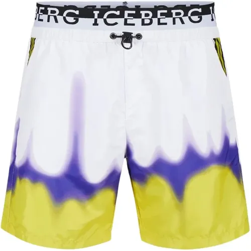 Logo Badehose , Herren, Größe: L - Iceberg - Modalova