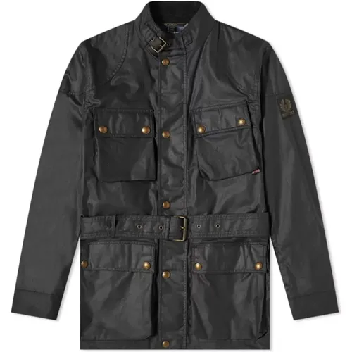 Trialmaster Jacke Schwarz , Herren, Größe: 2XL - Belstaff - Modalova