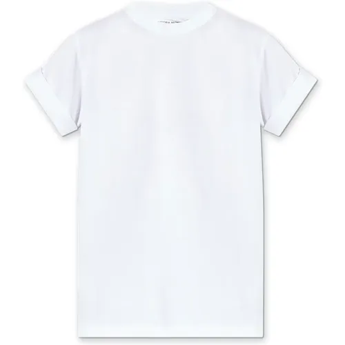 T-Shirt mit Logo , Damen, Größe: L - Victoria Beckham - Modalova
