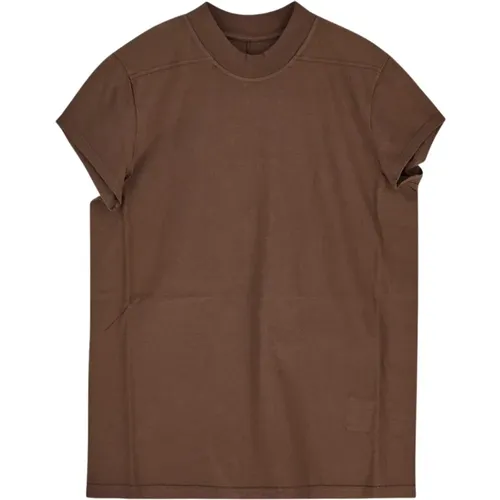 Baumwoll-T-Shirt mit kleinem Level , Damen, Größe: M - Rick Owens - Modalova