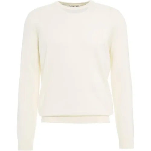 White Knitwear for Men Aw24 , male, Sizes: L, M - Kangra - Modalova