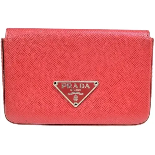 Pre-owned Leather wallets , female, Sizes: ONE SIZE - Prada Vintage - Modalova