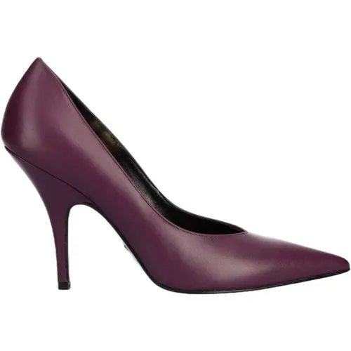 Futuristische Lila High Heel Schuhe , Damen, Größe: 40 EU - PATRIZIA PEPE - Modalova