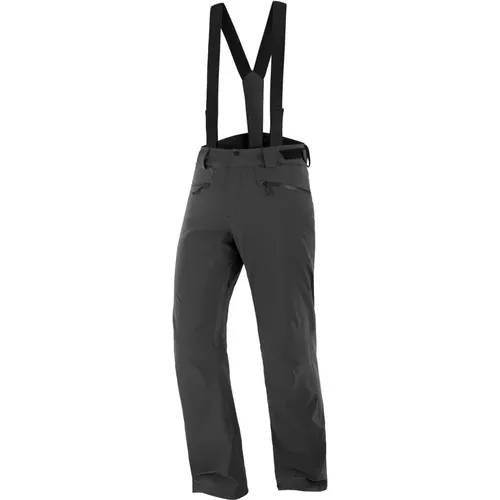 Tief Schwarz Edge Pant , Herren, Größe: S - Salomon - Modalova