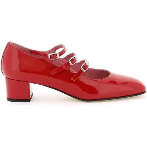 Patent Leather Mary Jane Shoes , female, Sizes: 5 UK, 6 UK - Carel - Modalova