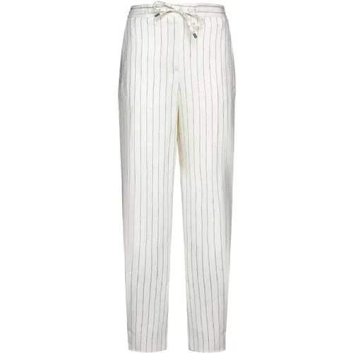 Beige Trousers Classic Style , female, Sizes: S - Lardini - Modalova